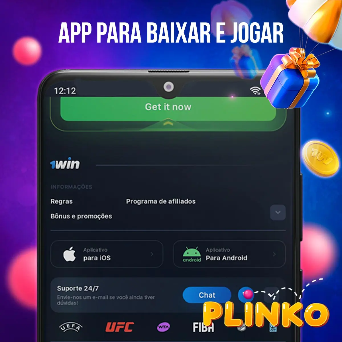 Como baixar o aplicativo 1win para Android
