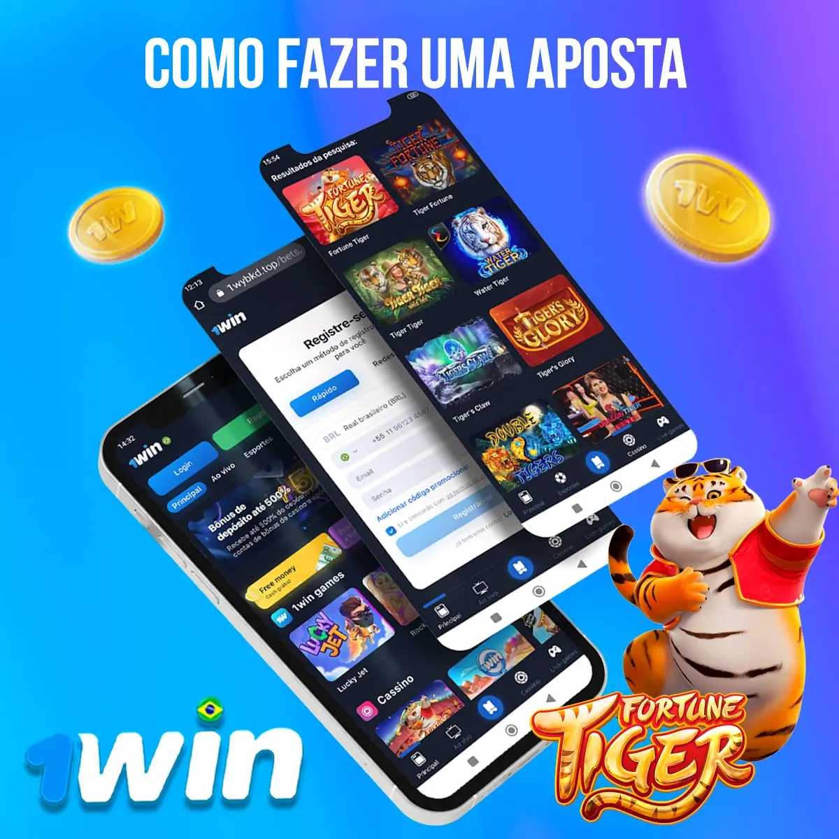 Como apostar no Fortune Tiger 1win