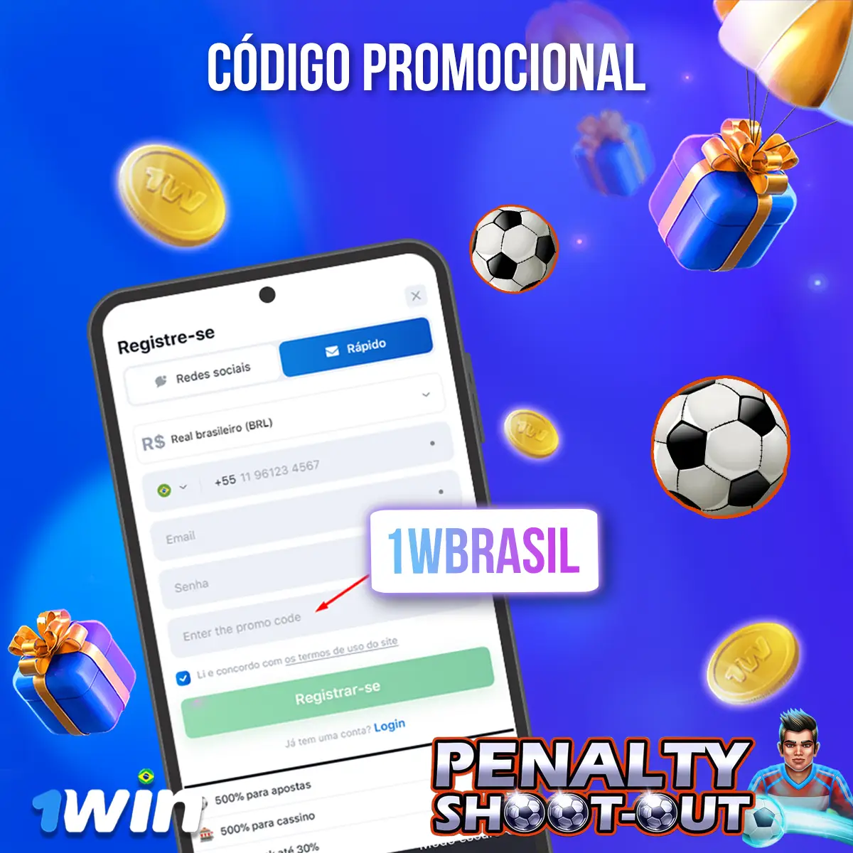 Código promocional Penalty Shoot Out 1win