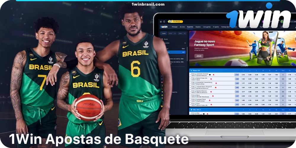Aposta no basquete a 1Win no Brasil