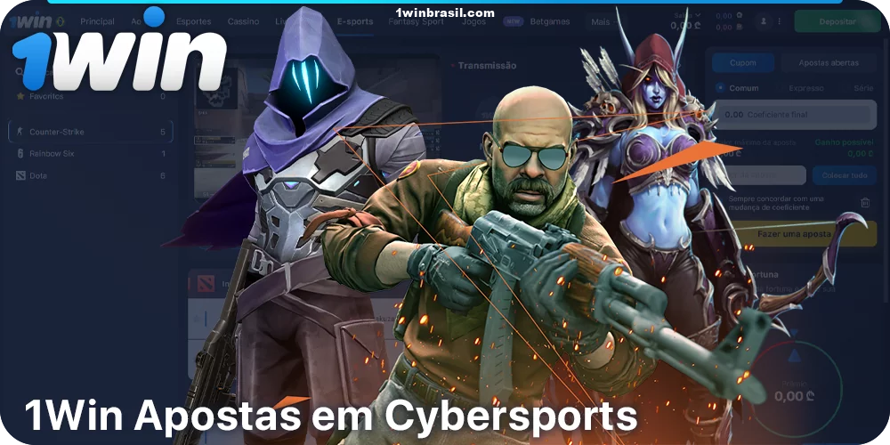 Aposta no ciberesporte a 1Win no Brasil