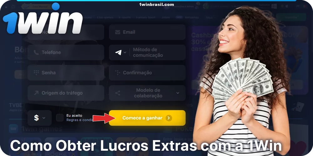 Instruções detalhadas sobre como obter lucro extra com 1Win no Brasil