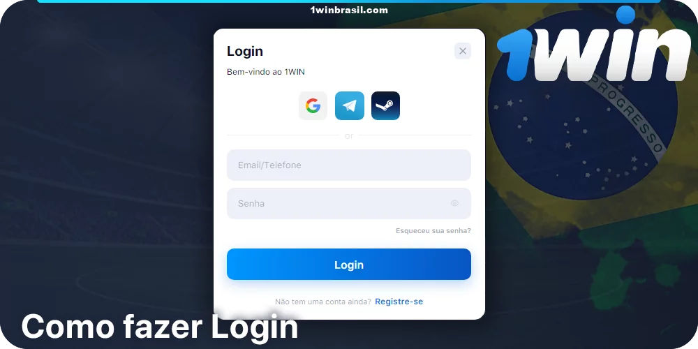 Instruções passo a passo sobre como fazer o login em sua conta 1Win