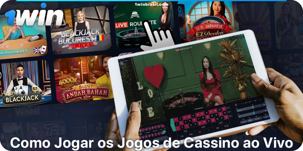 Instruções sobre como começar a jogar jogos de cassino ao vivo no 1Win