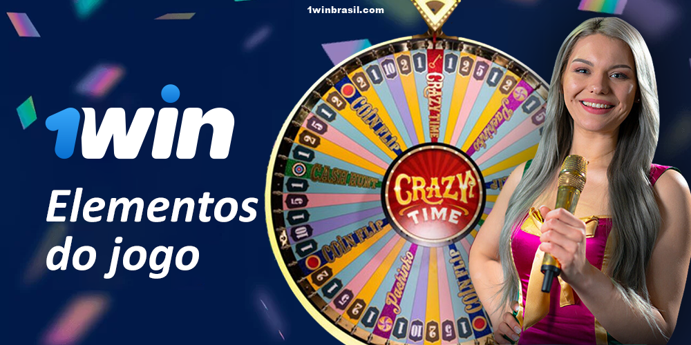 Principais elementos do Crazy Time no 1Win